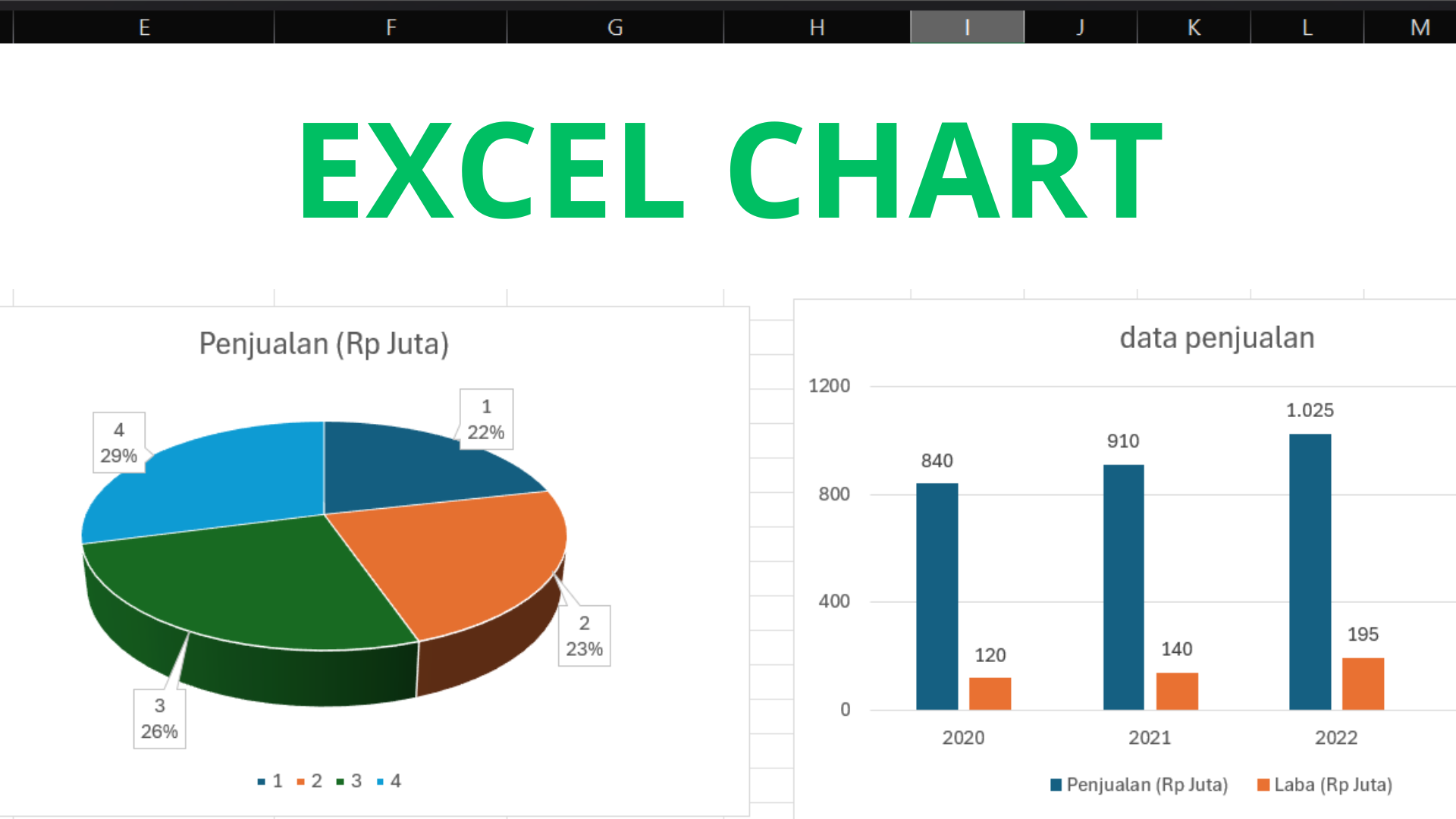 Cara Membuat Grafik di Excel Untuk Pemula